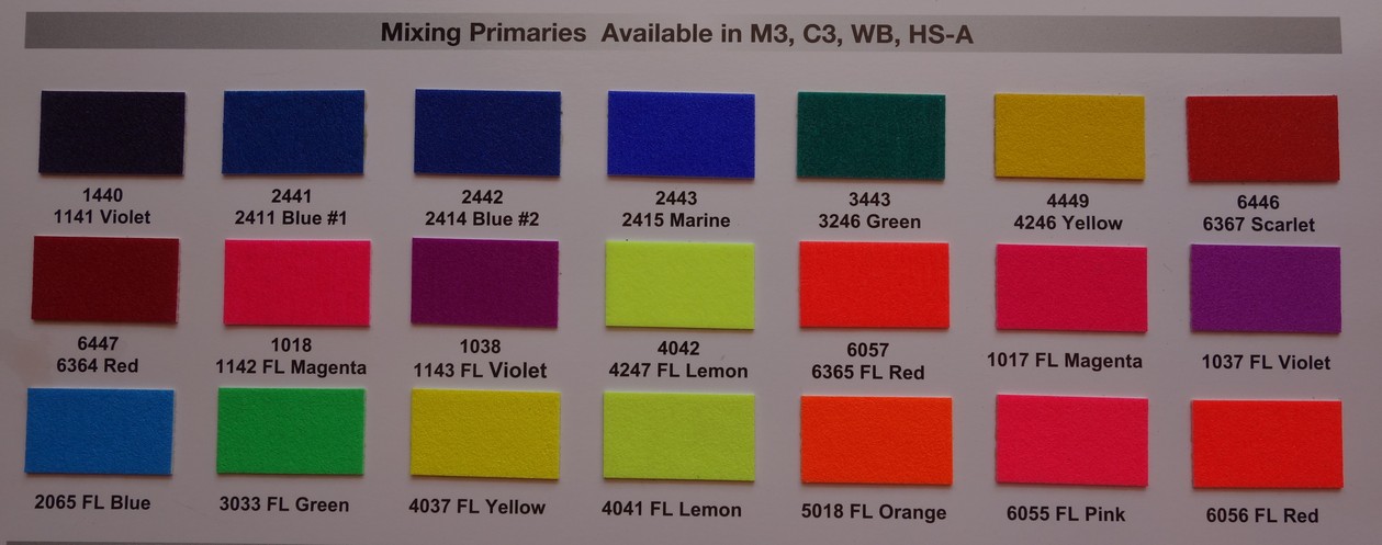 Standard Colours